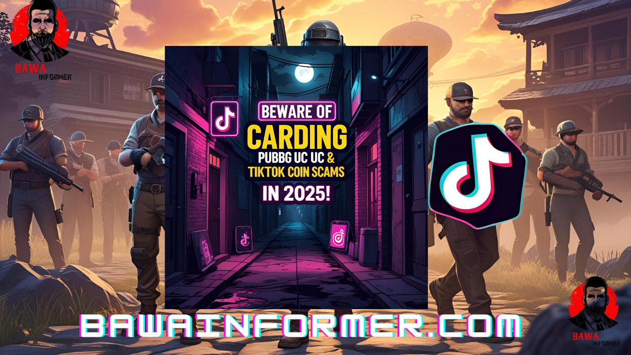 Is Carding PUBG UC or TikTok Coins Legal