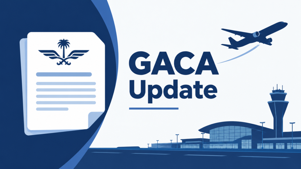 Graphic showing the GACA statement on the Dammam airport attack